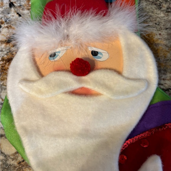 Festive Santa Christmas Stocking - Picture 2 of 12